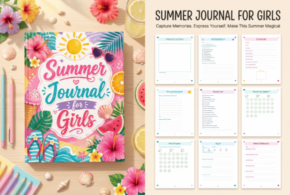 Download Summer Journal for Girls - Summer journal Collection