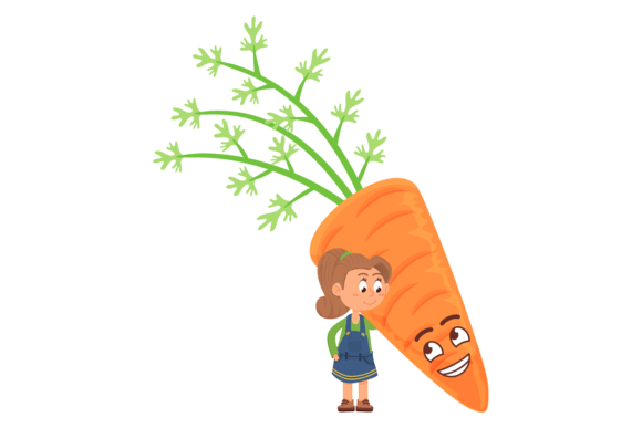 Download Kid with Vegetable. Healthy Vegetarian F - Premium Resources