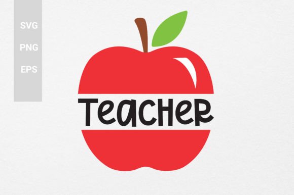 Download Teacher Apple Svg Cuttable File Clipart - Apple Collection